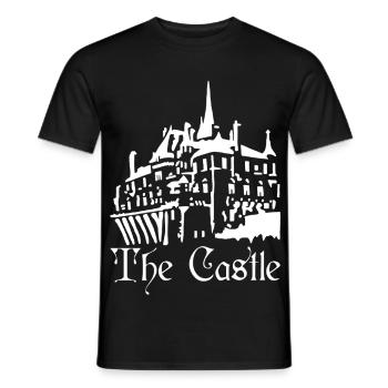 Das Weiße Schloss - Männer T-Shirt - Schwarz - Vorne - AI Model Male 178 light (178cm)