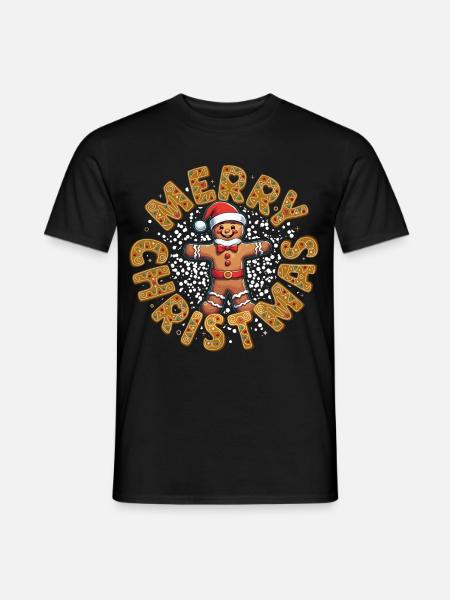Frohe Weihnachten Design Vielseitige Feiertagsgrafiken - Männer T-Shirt - Schwarz
