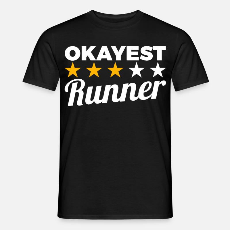 Durchschnittlicher Läufer - Männer T-Shirt - Schwarz