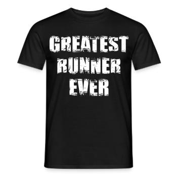 Bester Läufer - Männer T-Shirt - Schwarz - Vorne - AI Model Male 178 light (178cm)