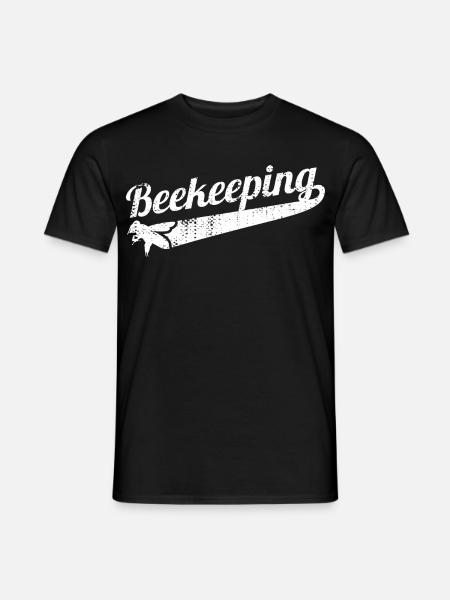 Funny beekeeping - Men's T-Shirt - black