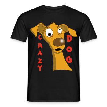 Mad Dog - Men's T-Shirt - black - Front - AI Model Male 178 light (178cm)