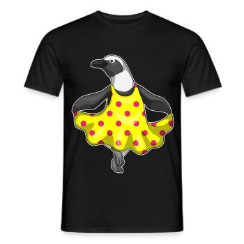 Pinguin Polka Dots Kleid - Männer T-Shirt - Schwarz - Vorne - AI Model Male 178 light (178cm)