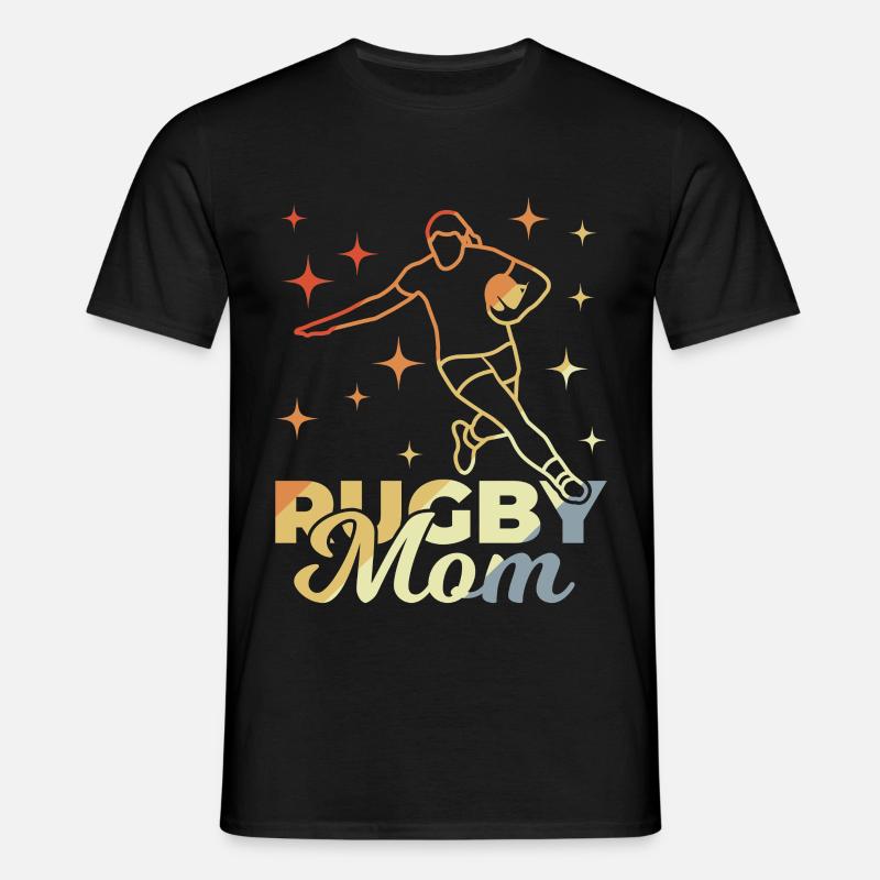 Rugby Mom - Men's T-Shirt - black