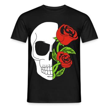 La vie après la mort - T-shirt homme - noir - Devant - AI Model Male 178 light (178cm)