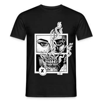 Stranger end - Men's T-Shirt - black - Front - AI Model Male 178 light (178cm)
