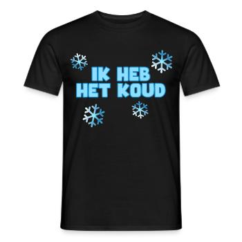 Mir ist kalt. Für die Kälte. Humor* - Männer T-Shirt - Schwarz - Vorne - AI Model Male 178 light (178cm)