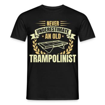 Grand-père de trampoline - T-shirt homme - noir - Devant - AI Model Male 178 light (178cm)