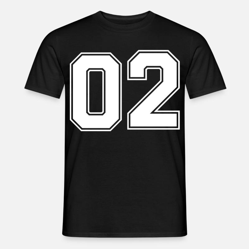 Nummer zwei 2 - Männer T-Shirt - Schwarz