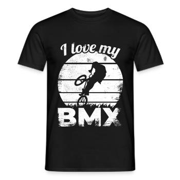 Dicton de pilote de BMX - T-shirt homme - noir - Devant - AI Model Male 178 light (178cm)