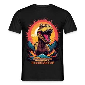 Tyrannosaurus Rex - Männer T-Shirt - Schwarz - Vorne - AI Model Male 178 light (178cm)