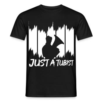 Tuba Players - Men's T-Shirt - black - Front - AI Model Male 178 light (178cm)