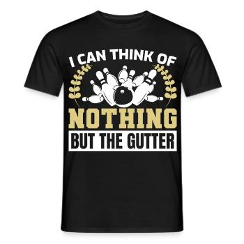 Lustiger Bowler Witz - Männer T-Shirt - Schwarz - Vorne - AI Model Male 178 light (178cm)