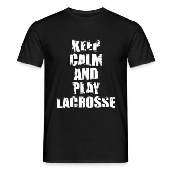 Citation de motivation pour la crosse - T-shirt homme - noir - Devant - AI Model Male 178 light (178cm)