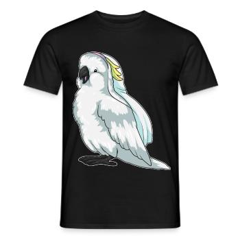 Papagei Braut Schleier Hochzeit - Männer T-Shirt - Schwarz - Vorne - AI Model Male 178 light (178cm)