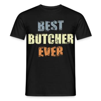 Bester Metzger aller Zeiten - Männer T-Shirt - Schwarz - Vorne - AI Model Male 178 light (178cm)