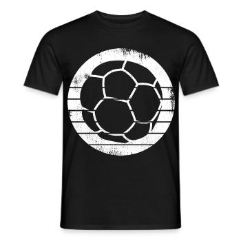 Handball Ball Drawing - Men's T-Shirt - black - Front - AI Model Male 178 light (178cm)