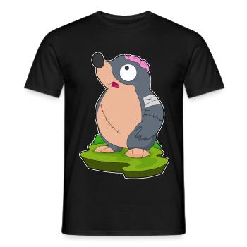 Taupe Halloween Zombie - T-shirt homme - noir - Devant - AI Model Male 178 light (178cm)