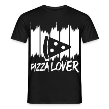 Lustiger Pizza Liebhaber - Männer T-Shirt - Schwarz - Vorne - AI Model Male 178 light (178cm)