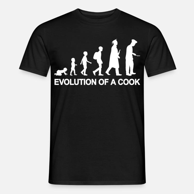 Entwicklung eines Kochs - Männer T-Shirt - Schwarz