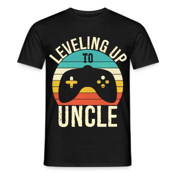 Aufstieg zum Onkel - Männer T-Shirt - Schwarz - Vorne - AI Model Male 178 light (178cm)
