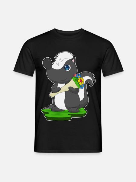 Bouquet de moufettes - T-shirt homme - noir