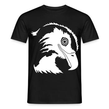 Adlerkopf - Männer T-Shirt - Schwarz - Vorne - AI Model Male 178 light (178cm)