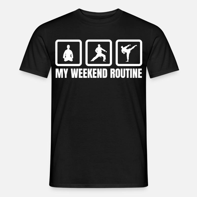 Karate Wochenende - Männer T-Shirt - Schwarz