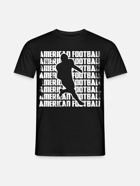 American Football Players - Men's T-Shirt - black