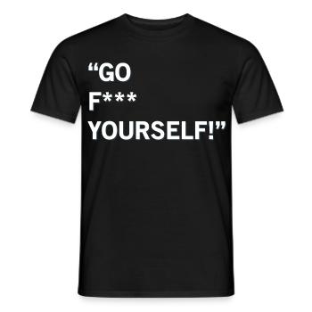 Allez-y vous-même - T-shirt homme - noir - Devant - AI Model Male 178 light (178cm)