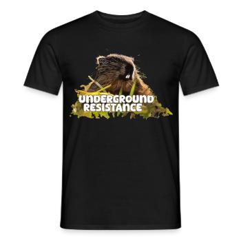 Marmot Underground Resistance 2024 - Men's T-Shirt - black - Front - AI Model Male 178 light (178cm)