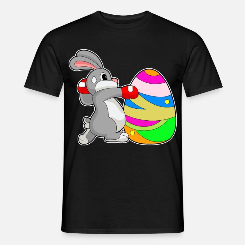 Bunny Easter Boxes - Men's T-Shirt - black