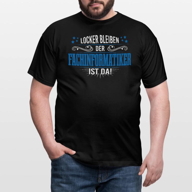 Fachinformatiker programmierer support admin Männer T-Shirt
