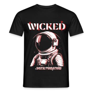 wicked - T-shirt homme - noir - Devant - AI Model Male 178 light (178cm)