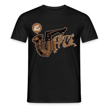 Tout ce jazz - T-shirt homme - noir - Devant - AI Model Male 178 light (178cm)