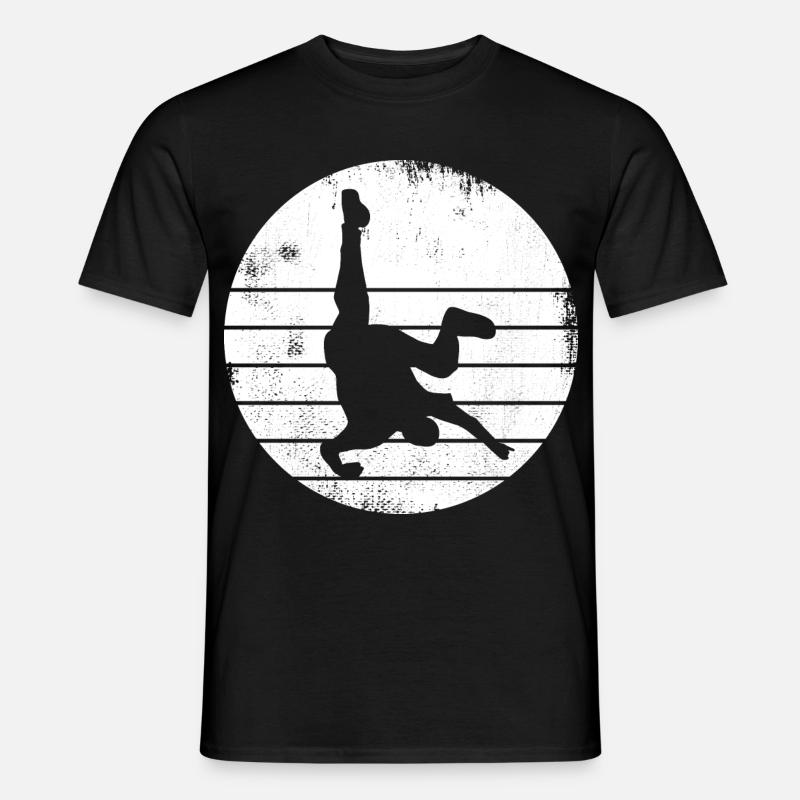 Breakdancer Sketch - Männer T-Shirt - Schwarz