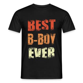 Best B-Boy Ever - Männer T-Shirt - Schwarz - Vorne - AI Model Male 178 light (178cm)
