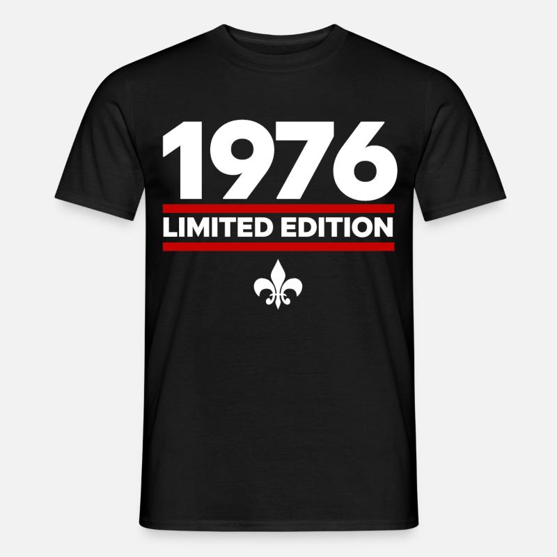 1976 Limited Edition - Männer T-Shirt - Schwarz