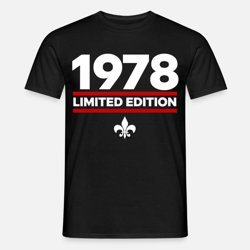 1978 Limited Edition - Männer T-Shirt - Schwarz