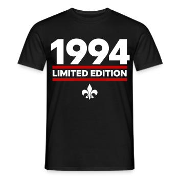 1994 Limited Edition - Men's T-Shirt - black - Front - AI Model Male 178 light (178cm)