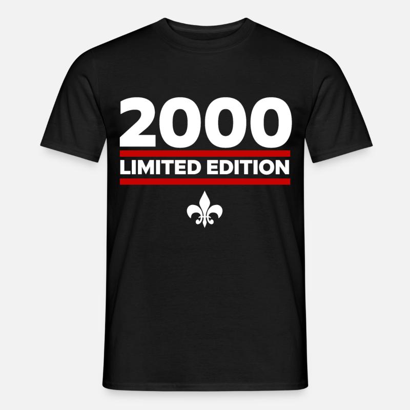 2000 Limited Edition - Männer T-Shirt - Schwarz