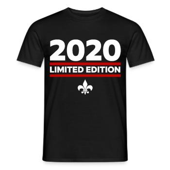 2020 Limited Edition - Men's T-Shirt - black - Front - AI Model Male 178 light (178cm)