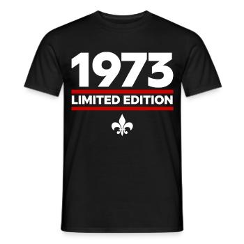 1973 Limited Edition - Men's T-Shirt - black - Front - AI Model Male 178 light (178cm)