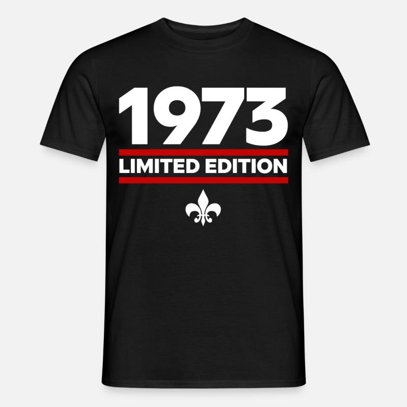1973 Limited Edition - Männer T-Shirt - Schwarz