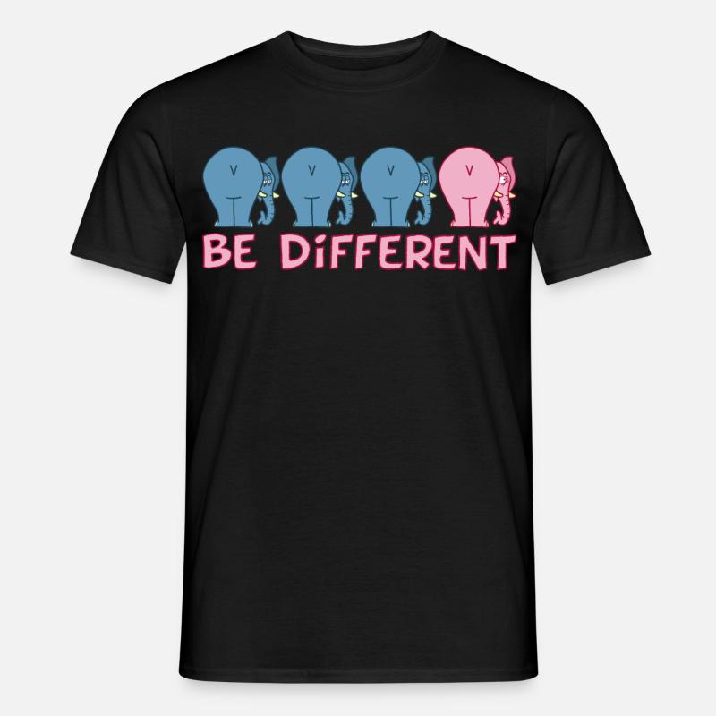 Ein anderer Elefant - Männer T-Shirt - Schwarz