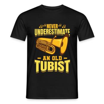 Grand-père tuba - T-shirt homme - noir - Devant - AI Model Male 178 light (178cm)