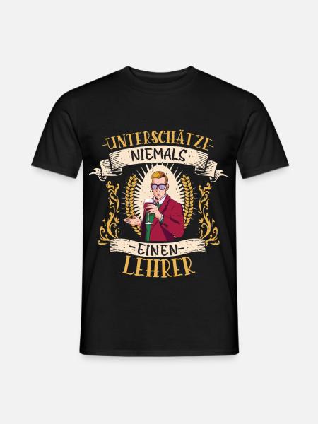 Lehrer Bildung Geschenk Pädagoge Klassenzimmer - Männer T-Shirt - Schwarz