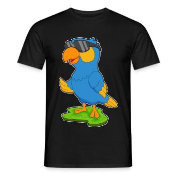 Lunettes de soleil Perroquet - T-shirt homme - noir - Devant - AI Model Male 178 light (178cm)