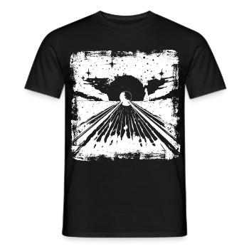 Dessin de bowling - T-shirt homme - noir - Devant - AI Model Male 178 light (178cm)