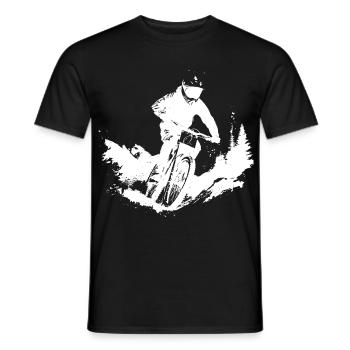 Vététistes - T-shirt homme - noir - Devant - AI Model Male 178 light (178cm)